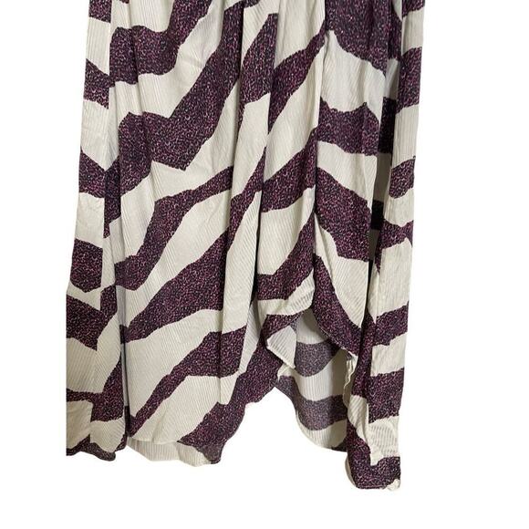 Isabel Marant Purple and White Midi Skirt - Picture 7 of 14
